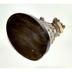 ANTICA SCULTURA STATUA DAMA FIORI NOTARI ARTURO PANNUNZIO TERRACOTTA CERAMICA