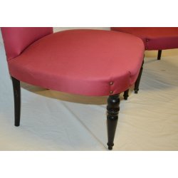 ANTICA COPPIA POLTRONA SEDIE IMBOTTITE SCHIENALE ALTO CHAIR DESIGN STILE BUFFA