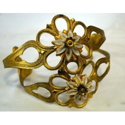 ANTICO 2 EMBRASSE FERMA TENDA BRONZO DORATO RESTAURATION CERAMICA CURTAINS CASA