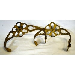 ANTICO 2 EMBRASSE FERMA TENDA BRONZO DORATO RESTAURATION CERAMICA CURTAINS CASA