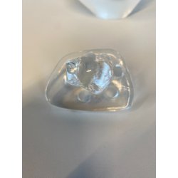 VASO SCULTURA CRISTALLO Lalique "Sylvie" COLOMBE BIRDS FIGURE LOVE FROSTED GLASS