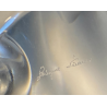 VASO SCULTURA CRISTALLO Lalique "Sylvie" COLOMBE BIRDS FIGURE LOVE FROSTED GLASS
