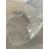 VASO SCULTURA CRISTALLO Lalique "Sylvie" COLOMBE BIRDS FIGURE LOVE FROSTED GLASS