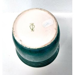 VASO CERAMICA GIOVANNI PETUCCO PORCELLANA MANIFATTURA NOVE ANDREA TOLIO MAIOLICA