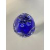 Bottiglia CRYSTAL DECANTER BOHEMIA BLU COBALTO DECORO CUT to CLEAR GEOMETRICO