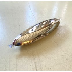 PESCIERA VASSOIO OVALE DESIGN Roberto Sambonet ACCIAIO 18/10 LUCIDO 51x15x7 cm/h