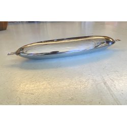 PESCIERA VASSOIO OVALE DESIGN Roberto Sambonet ACCIAIO 18/10 LUCIDO 51x15x7 cm/h