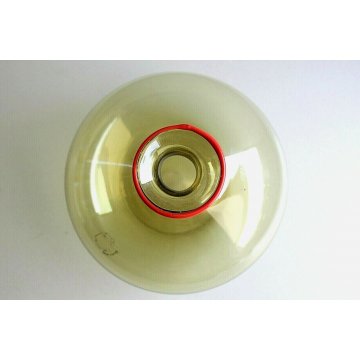 PICCOLO VASO BALLOTON FILO ROSSO FIRMATO Venini ITALIA 84 VETRO MURANO ART GLASS