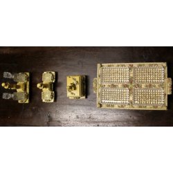 SET TAVOLA ANTIPASTIERA OLIERA SALIERA FORMAGGIERA PUTTI STILE VENEZIANO RESINA