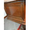 ANTICA CASSAPANCA LOMBARDA legno NOCE epoca 700 RINASCIMENTALE OLD WOOD CHEST