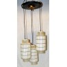 ANTICO LAMPADARIO CASCATA VETRO 1960 DESIGN STILNOVO VENINI MURANO VETRO ACIDO
