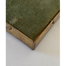 STUPENDO ANTICO DIPINTO MINIATURA RITRATTO GIOVANE DONNA DAMA CORNICE METALLO