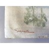 DISEGNO ACQUERELLO CARTONCINO G. Gagiardi PAESAGGIO CAMPAGNA ARONA LAGO MAGGIORE