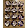 RARO ANTICO SET tè PORCELLANA 10Pers. 29Pz. DECORO ISTORIATO CHINOISERIE XIX sec