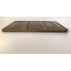 CALCOLATRICE CALCOLATORE  VINTAGE ADDIATOR Made France Unis 193 BREVETé S.G.D.G.