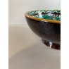 VASO CENTROTAVOLA BOWL CERAMICA La Fenice ALBISOLA DECORO UCCELLI
