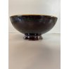 VASO CENTROTAVOLA BOWL CERAMICA La Fenice ALBISOLA DECORO UCCELLI