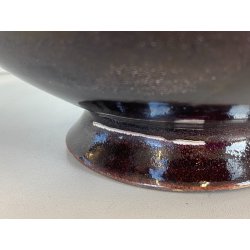 VASO CENTROTAVOLA BOWL CERAMICA La Fenice ALBISOLA DECORO UCCELLI