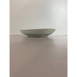 ANTICO PIATTINO PORCELLANA CINESE FAMILLE ROSE MOTIVO QUATTRO STAGIONI ø 13,5 cm