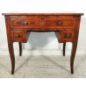 ANTICO SCRITTOIO Luigi XV EPOCA 1900 SCRIVANIA da CENTRO Legno Intarsiato DESK