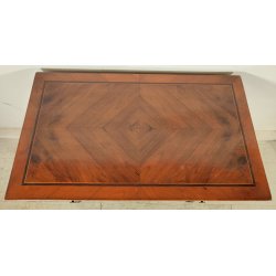 ANTICO SCRITTOIO Luigi XV EPOCA 1900 SCRIVANIA da CENTRO Legno Intarsiato DESK