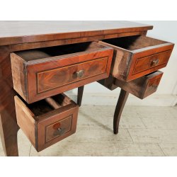 ANTICO SCRITTOIO Luigi XV EPOCA 1900 SCRIVANIA da CENTRO Legno Intarsiato DESK
