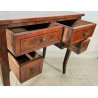 ANTICO SCRITTOIO Luigi XV EPOCA 1900 SCRIVANIA da CENTRO Legno Intarsiato DESK