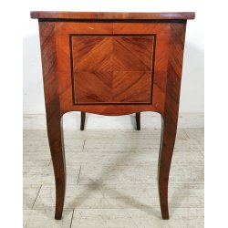 ANTICO SCRITTOIO Luigi XV EPOCA 1900 SCRIVANIA da CENTRO Legno Intarsiato DESK