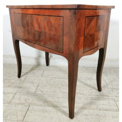 ANTICO SCRITTOIO Luigi XV EPOCA 1900 SCRIVANIA da CENTRO Legno Intarsiato DESK