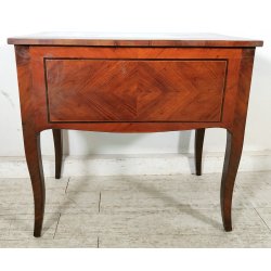ANTICO SCRITTOIO Luigi XV EPOCA 1900 SCRIVANIA da CENTRO Legno Intarsiato DESK