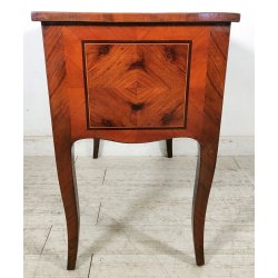 ANTICO SCRITTOIO Luigi XV EPOCA 1900 SCRIVANIA da CENTRO Legno Intarsiato DESK