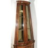 ANTICA ANGOLIERA epoca '900 LEGNO NOCE Vetrina 3 RIPIANI Mobile Angolo CANTONALE