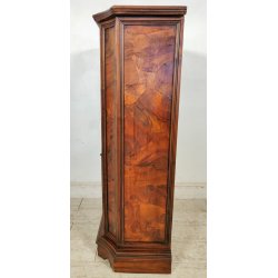 ANTICO MOBILE in STILE RADICA NOCE epoca '900 Vetrina Cassettiera 3 cassetti OLD