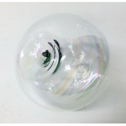 VASO VETRO SOFFIATO FIRMATO MURANO DESIGN BOCCETTA BOCCIA TAPPO VINTAGE ITALIA