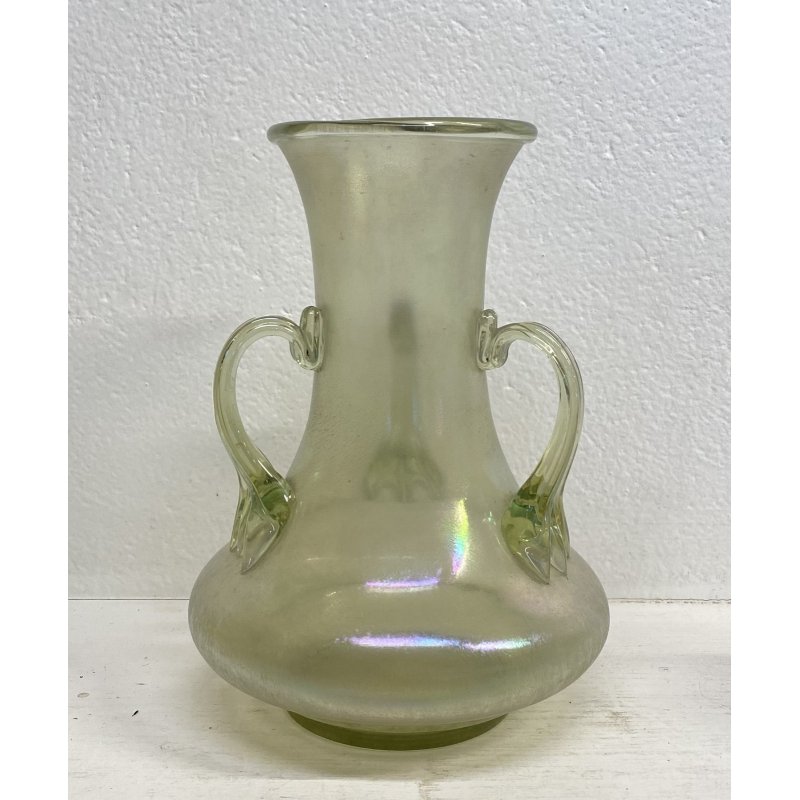 ANTICO VASO Vittorio Zecchin ANNI 20 CAPPELLIN VETRO SOFFIATO MURANO TRIANSATO