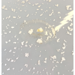 LAMPADA  APPLIQUE VETRO MURANO BIANCO OPALINO AVVENTURINA ARGENTO EPOCA '70/'80