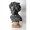 ANTICO BUSTO BRONZO BAMBINO LACRIME PIANTO STILE MEDARDO ROSSO SCULTURA STATUA
