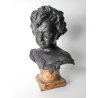ANTICO BUSTO BRONZO BAMBINO LACRIME PIANTO STILE MEDARDO ROSSO SCULTURA STATUA