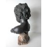 ANTICO BUSTO BRONZO BAMBINO LACRIME PIANTO STILE MEDARDO ROSSO SCULTURA STATUA