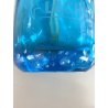 SIFONE BOTTIGLIA VETRO ACQUA di SELTZ F. Lachelli MORTARA AZZURRO ART DECO COLPI