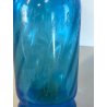 SIFONE SELTZ BOTTIGLIA VETRO AZZURRO "Antonietti Omegna" RICARD ART DECO'