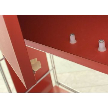 LIBRERIA MODULARE MULTISTRUX DESIGN FERRO MULTIMUEBLE CROMATO ANNI 60 VINTAGE
