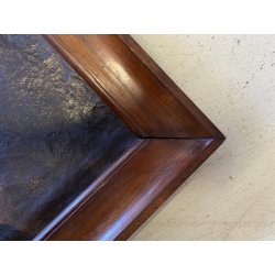 GRANDE ANTICO DIPINTO OLIO Sacra Famiglia FUGA in EGITTO ARTE RELIGIOSA 84x69 cm