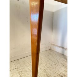 TAVOLO PRANZO DESIGN ANNI 60 ATTR Ico Parisi LEGNO VETRO TABLE VINTAGE