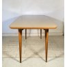 TAVOLO PRANZO DESIGN ANNI 60 ATTR Ico Parisi LEGNO VETRO TABLE VINTAGE