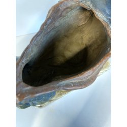 SCULTURA TERRACOTTA POLICROMA SCENA GENERE BAMBINI TRASPORTO GRANDE SACCO '900