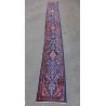 ANTICO TAPPETO PERSIANO 730x84 cm PASSATOIA LANA ROSSO BLU ORIENTALE HALL RUNNER