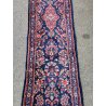 ANTICO TAPPETO PERSIANO 730x84 cm PASSATOIA LANA ROSSO BLU ORIENTALE HALL RUNNER