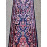 ANTICO TAPPETO PERSIANO 730x84 cm PASSATOIA LANA ROSSO BLU ORIENTALE HALL RUNNER