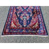 ANTICO TAPPETO PERSIANO 730x84 cm PASSATOIA LANA ROSSO BLU ORIENTALE HALL RUNNER